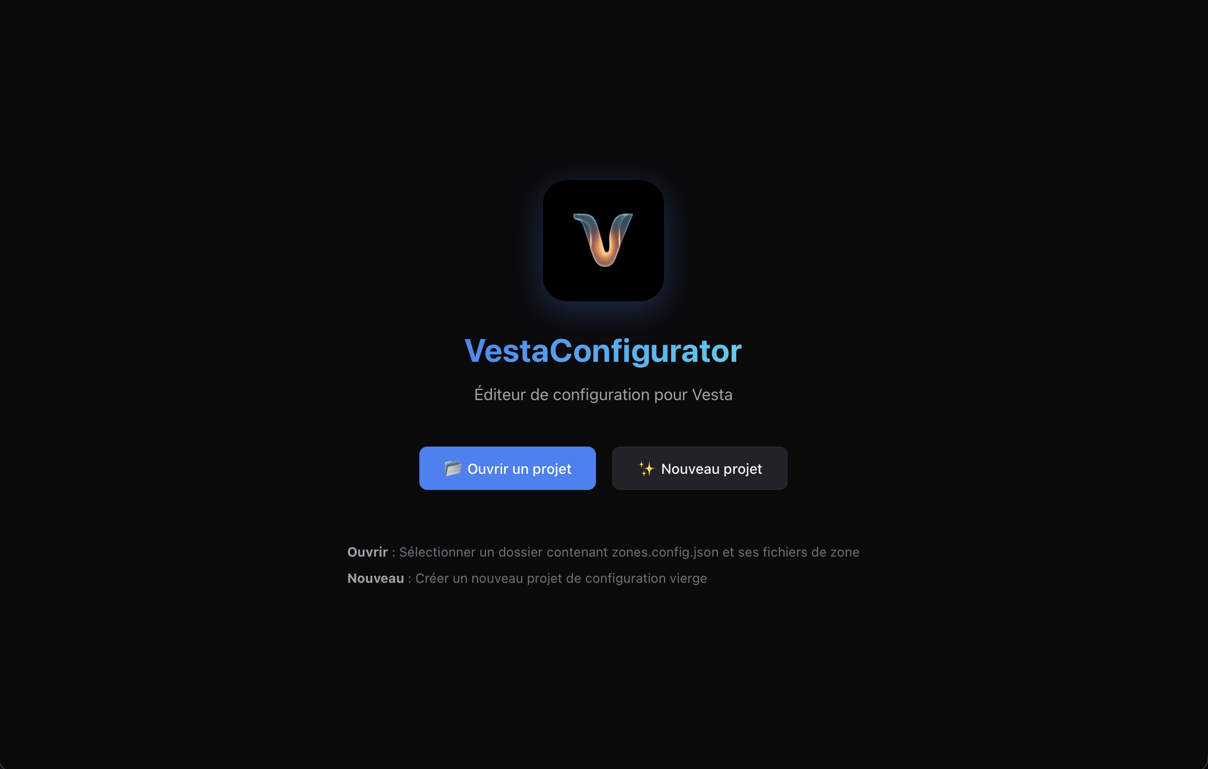 VestaConfigurator Home
